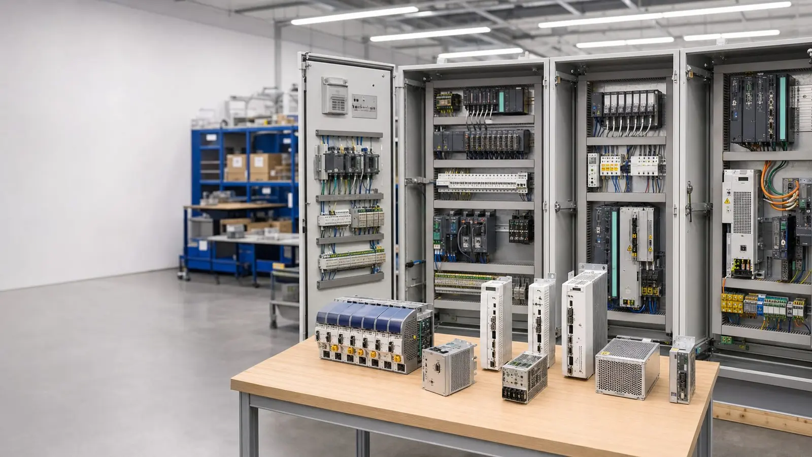 Schaltschränke und Steuerungstechnik als Maschinenersatzteile